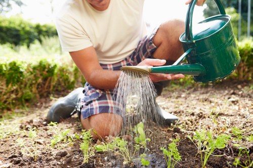 Skilled gardener trimming dense hedges in Richmond
